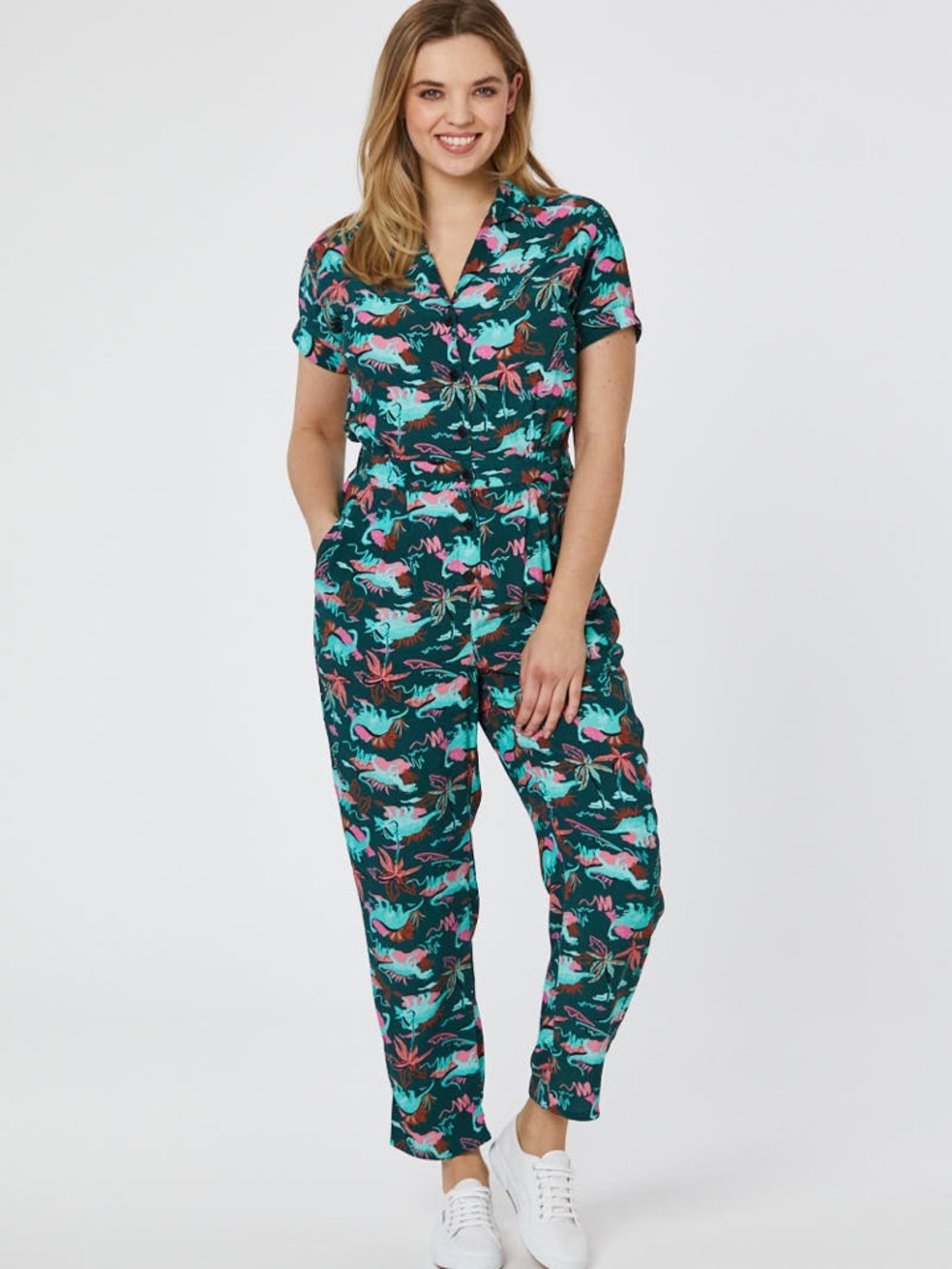 Joanie Anneka dinosaur jumpsuit
